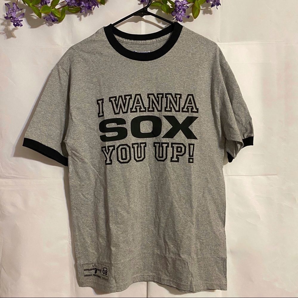 UNISEX Champions I wanna SOX you up grey tshirt